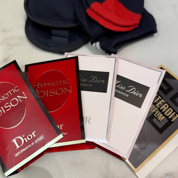 Missoni Dark Blue First Class Amenity Kit/ cosmetic Bag W/ Dior, La mer etc - Picture 2 of 7